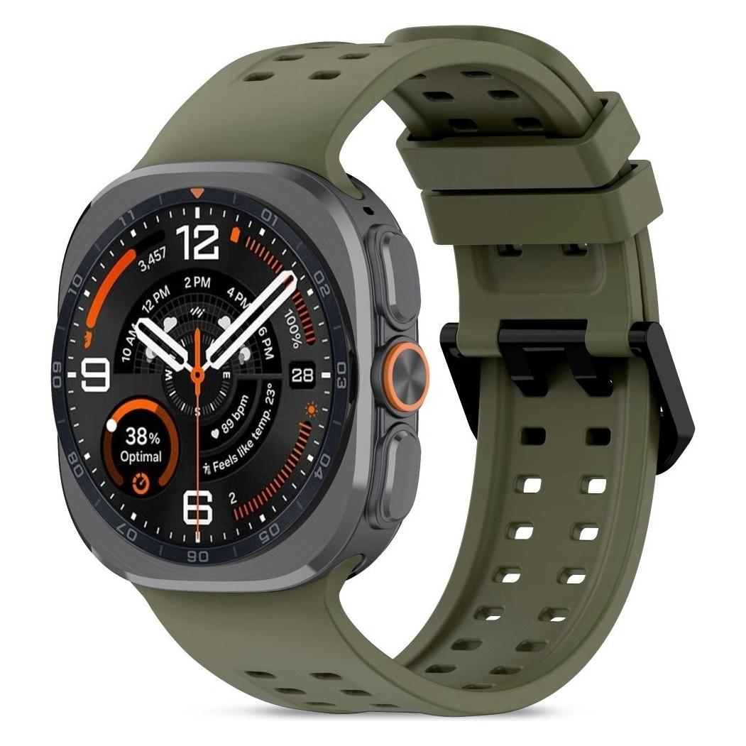 Tech-Protect SILIKON LUFT SAMSUNG GALAXY WATCH ULTRA 1 / 2 2024-2026 (47 MM) OLIVGRÜN (72823085)