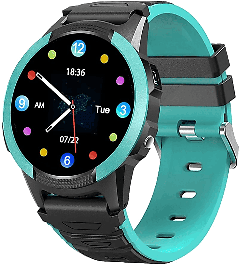 Smartwach infantil - Save Family Slim, 43 mm, Botón SOS, GPS, WIFI y LBS, Alarma, 24h Autonomía, Verde