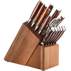 XinZuo - Damastmesser Set 15-teilig - B13R Yu series