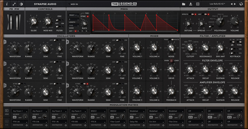 Synapse Audio The Legend HZ