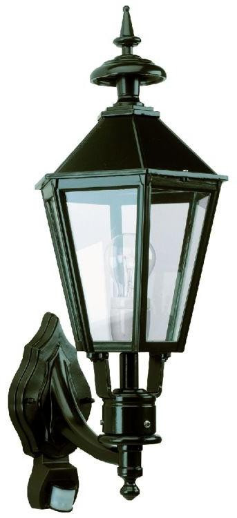 KS Verlichting Bolton Buitenlamp met bewegingsmelder - zwart
