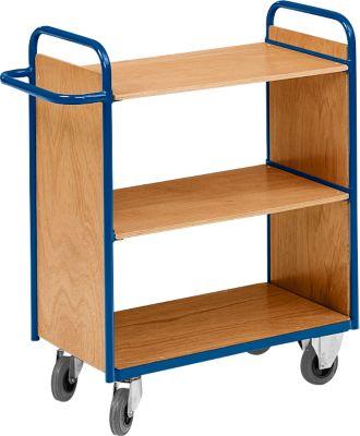 Etagenwagen, m.2 Wänden, 3 Etagen, 37 kg