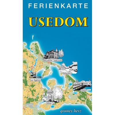 Ferienkarte Usedom, Sonstige von , Grünes Herz, 978-3-86636-371-7