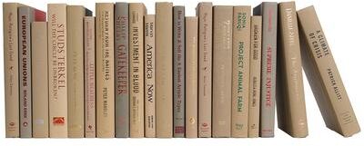Booth & Williams Decorative Books - Driftwood Books - Tan Books By The Foot