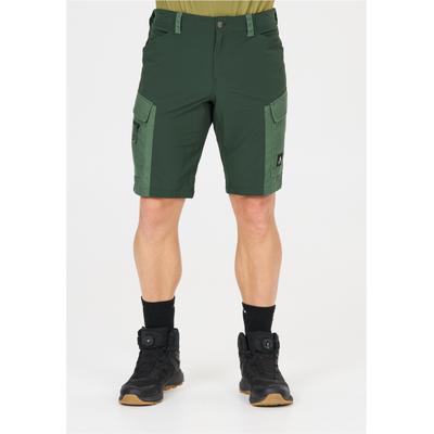Shorts WHISTLER "ROMMY", Herren, Gr. XL, EURO-Größen, grün (hellgrün), 80% Polyester, 13% Baumwolle, 7% Elasthan, mehrfarbig, kurz, Hosen Shorts, mit hoher Atmungsaktivität
