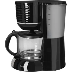 Gutfels Kaffeeautomat 1,5L COFFEE 3300 C sw/ino, Filterkaffeemaschine, Silber, Schwarz