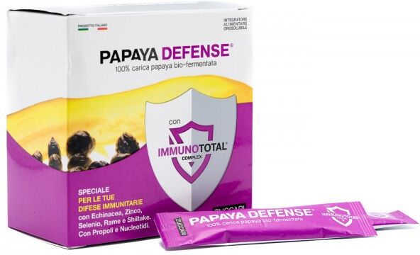 ZUCCARI Srl Zuccari - Papaya Defense 30 bustine per Difese Immunitarie - Integratore Naturale