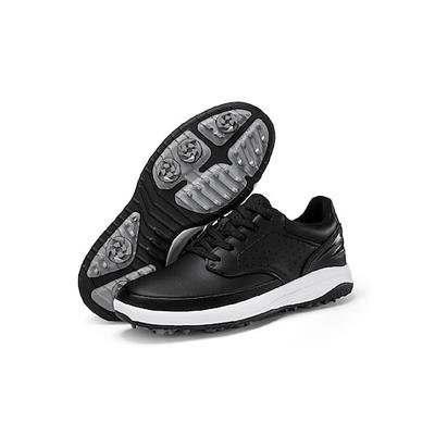 Weiße Golfschuhe für Herren, gepolsterte Innensohle, strapazierfähige Traktion, stilvolles Golfschuhwerk für Profis und Freizeitspieler