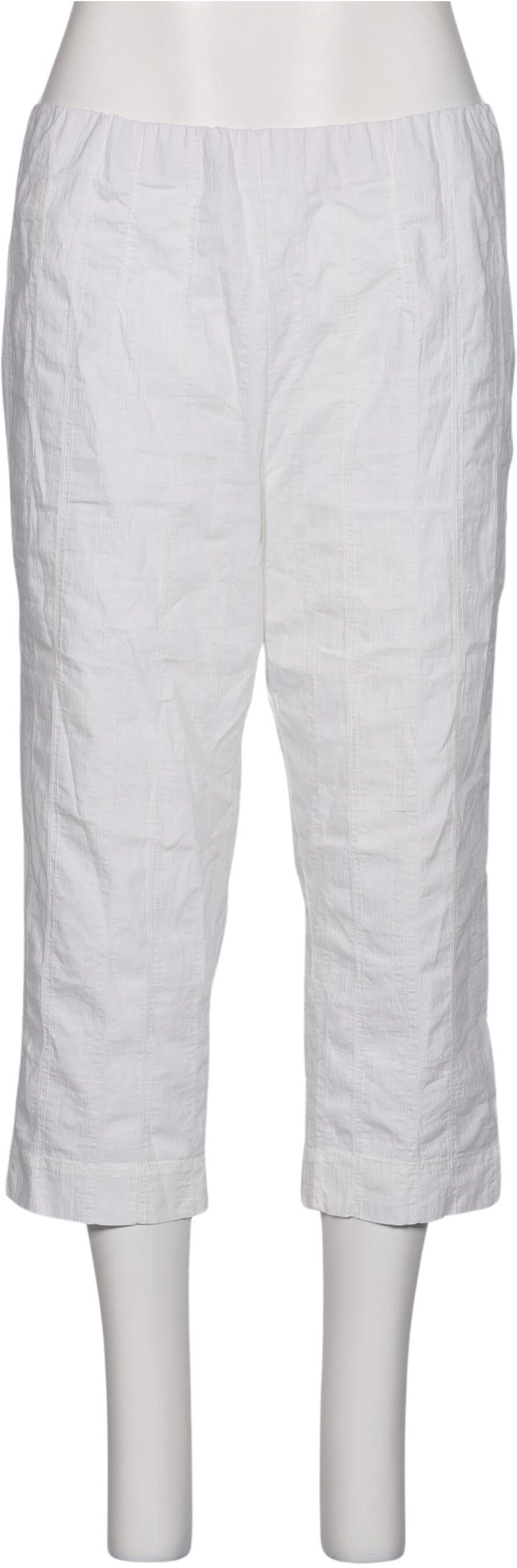 Kj brand Damen Stoffhose, Weiß, Gr. W35, kein / Etikett - Second Hand