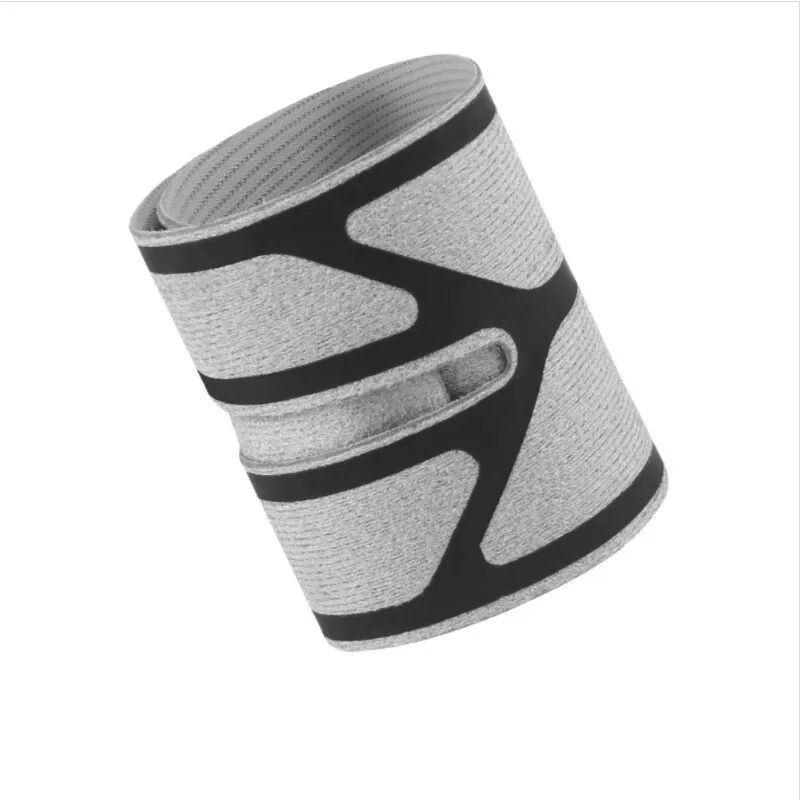 INF Atmungsaktive Kompressions-Handgelenkbandage für Laufen, Radfahren und Sport Grau