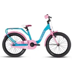 SCOOL 18 Zoll Kinderfahrrad S'COOL niXe 18-1S, Größe 110–125 cm in Blau Blau
