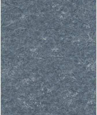 Advantage Seth Indigo Triangle Wallpaper - 20.9 x 396 x 0.025