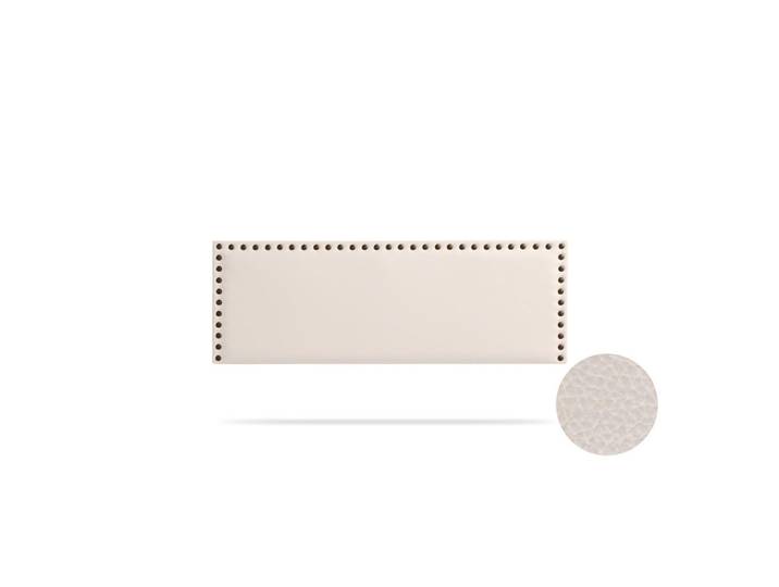Kopfteil gepolstert Modena Kunstleder 145x55x8 cm - Beige - Moonia, Holz, 145x8x55 cm, Bett-Kopfteile
