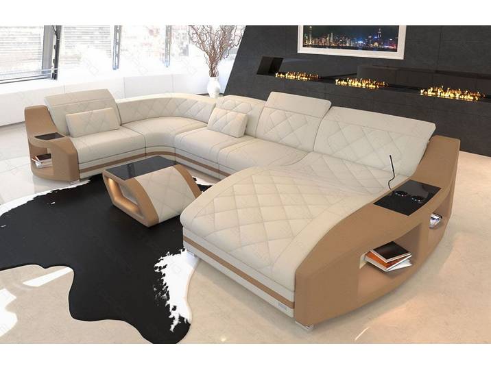 Couchlandschaft Swing U-Form in Stoff