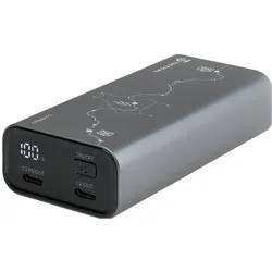 Tactical Squad Company 30W 10000mAh (10000 mAh, 30 W), Powerbank, Grau