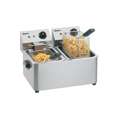 Bartscher Elektro-Doppel-Fritteuse SNACK II - A162402E