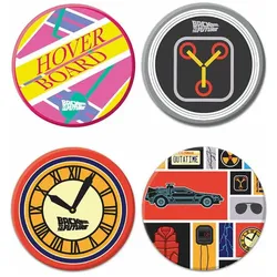Half Moon Bay, Untersetzer, Back to the Future Untersetzer 4er-Packs Characters Umkarton (6) (4x, Glasuntersetzer)