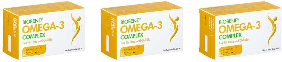 BIOBENE Omega 3 Complex Kapseln 3x60stk