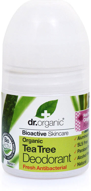 Dr. Organic Déodorant bio à l’arbre à thé Bioactif roll-on