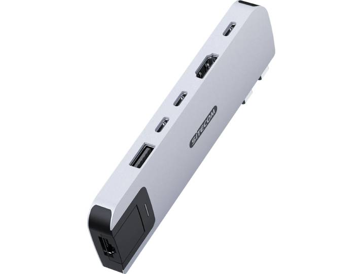 Sitecom MacBook Air Multiport Hub 6 in 2 Zilver