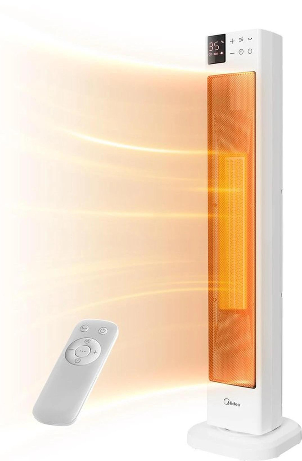 Azomor Energiezuinige keramische torenverwarmer met afstandsbediening en timer