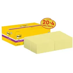 Post-it Super Sticky 24 Haftnotizblöcke »Super Sticky Notes« 76 x 127 mm gelb