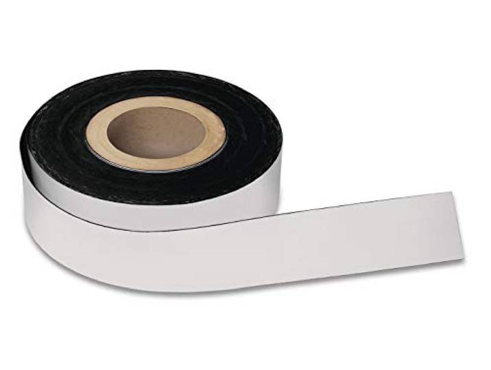 magnetoplan Ruban Magnétique Pvc 40 Mm X 30 Blanc