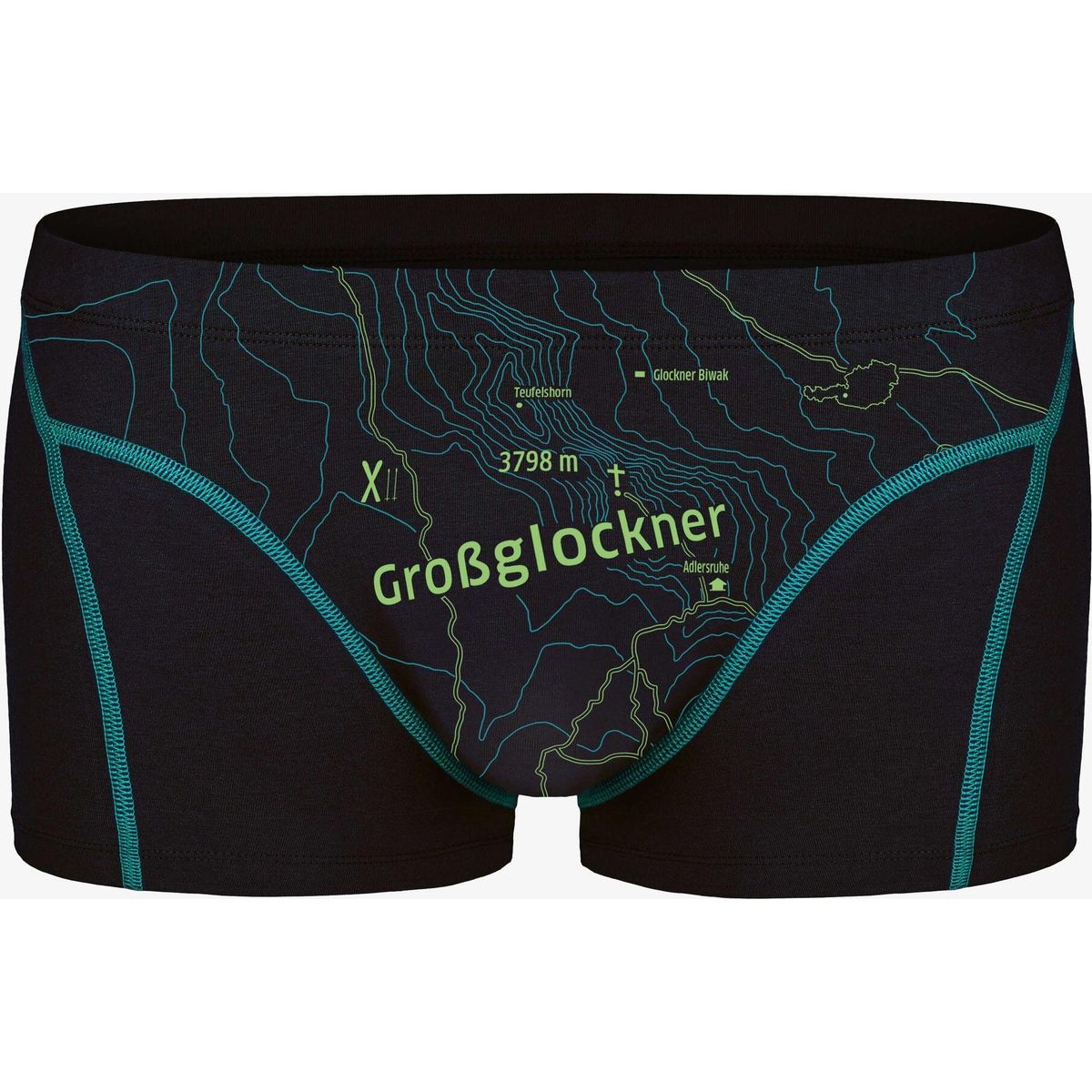 Ein schöner Fleck Erde Boxershorts Grossglockner Schwarz schwarz M 1.610.004.058.2M