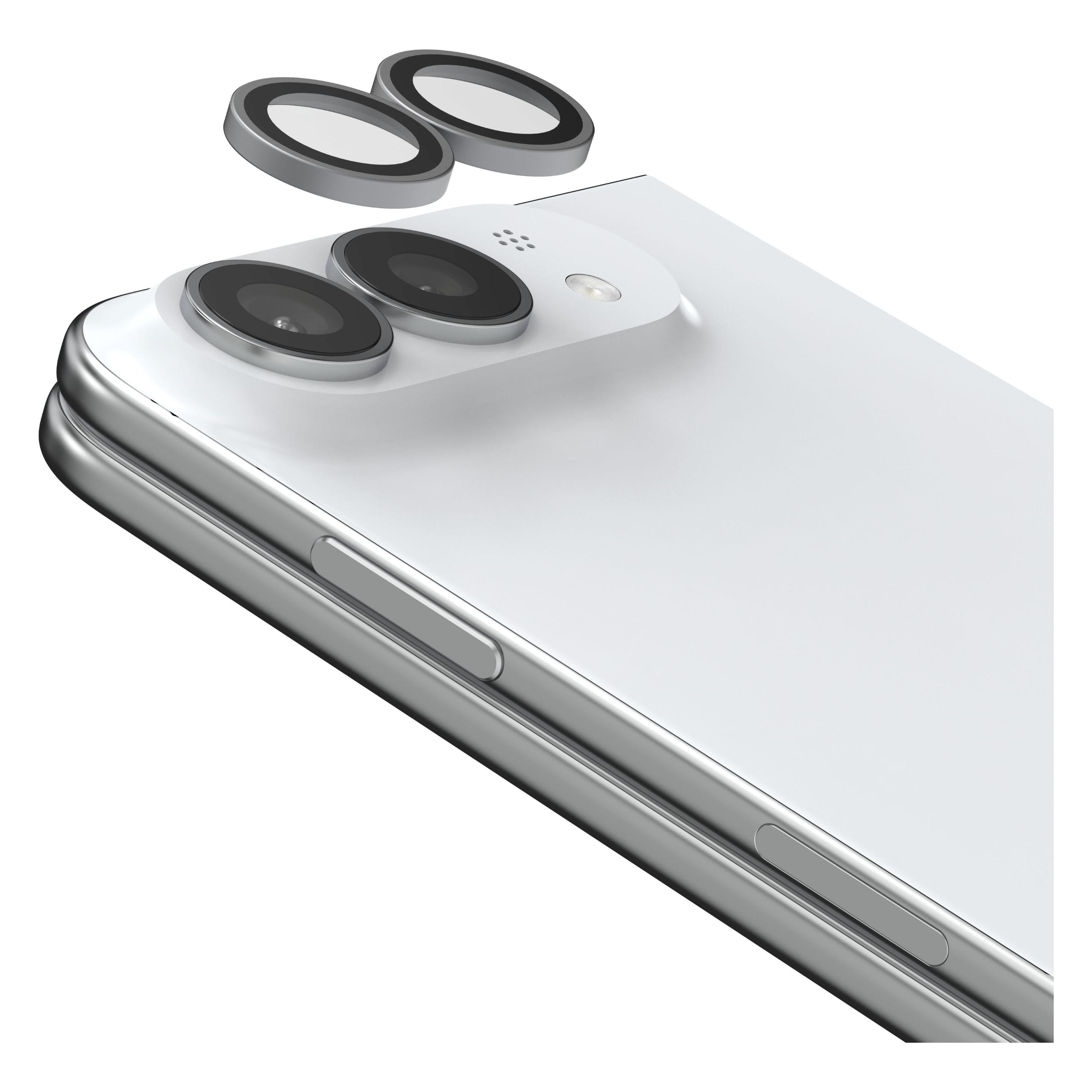 Zagg Glass Elite Anti-Reflective Camera Rings for Apple iPhone Duo - Silver (Apple iPhone Duo) (76741151)