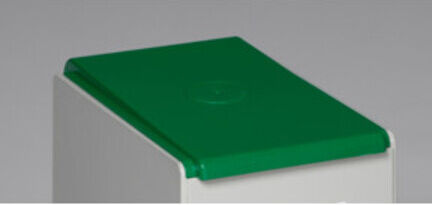 VAR Couvercle pour conteneur plastique 40 l vert (38004)
