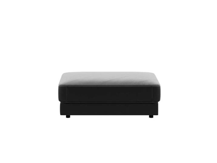 Pouf gris argenté l112