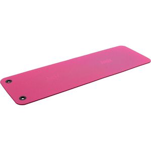 Airex Yogamatte Fitline, mit Ösen, pink, 1 cm stark, rutschfester & antibakterieller Schaumstoff, 180 x 60 cm