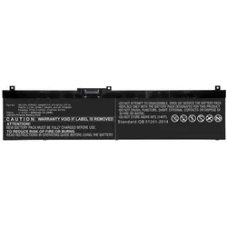 CoreParts 0WMRC-CP (8000 mAh), Notebook Akku, Schwarz