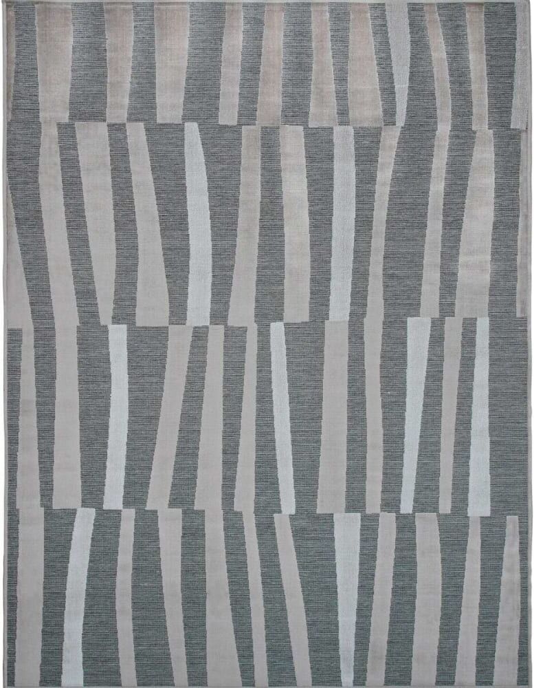 The Deco Factory Tapis graphique motif ligne marron 120x160 Marron 160x160x120cm