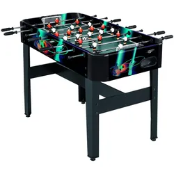 Carromco Tischfußball Kickertisch "Tucana-XT",schwarz,122 x 61 x 83 cm