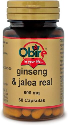 Obire Ginseng & Royal Jelly 600 mg 60 Capsules