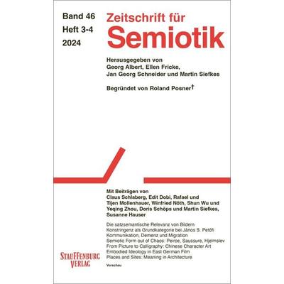 Zeitschrift für Semiotik 46 (2024) 3–4, Taschenbuch von , Franz Steiner Verlag, 978-3-515-14352-3