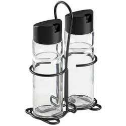 Essig- und Ölmenage Spice Line 3tlg. Glas Transparent Klar