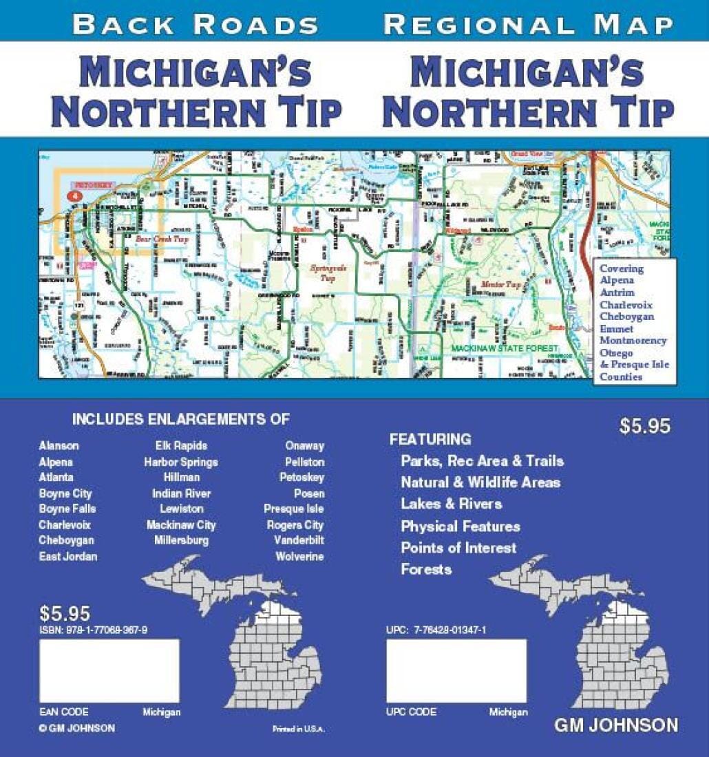 Michigan, pointe nord, routes secondaires   GM Johnson