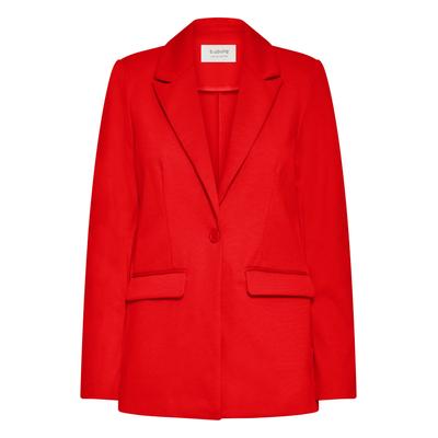 Blusenblazer B.YOUNG "Damen Blazer BYRIZETTA", Damen, Gr. 38, rot (goji berry), Blazer Blusenblazer