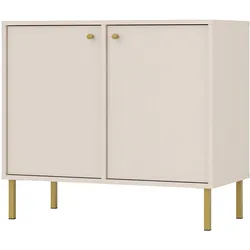 KOMMODE TORINO 84/74/41 cm mit 2 Türen Beige