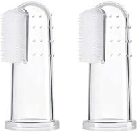 Uplift Picks FreshPaws Silicone Finger Toothbrush For Dogs And Cats 2 Pcs