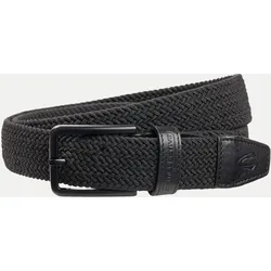 Elastischer Flechtgürtel Schwarz XL