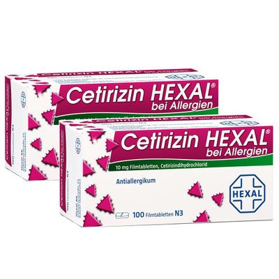 Cetirizin Hexal Filmtabletten bei Allergien 2x100 St