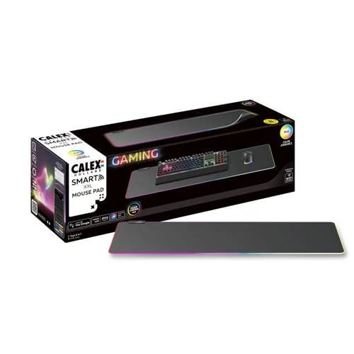 Calex Gaming XXL Muismat - Razer Chroma Compatibel - Breedte: 90 cm, Diepte: 30 cm