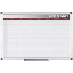 Wochenplaner, magnetisch, 600 x 450 mm