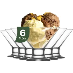 LAV Crema Eis- und Dessertbecher 165 ml (5 1/2 oz) - 6er Set
