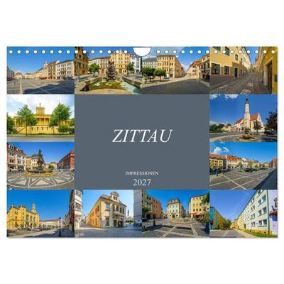 Zittau Impressionen (Wandkalender 2027 DIN A4 quer), CALVENDO Monatskalender