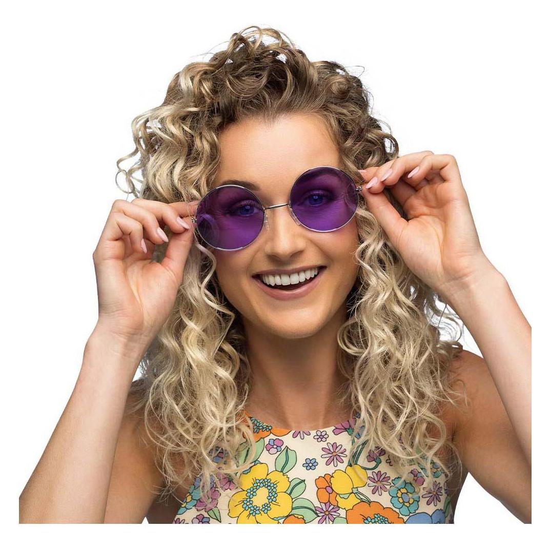 Boland Party Brille Hippie XL lila (644565)