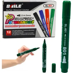 Permanentmarker wasserfest grün 2,5-4,5 mm